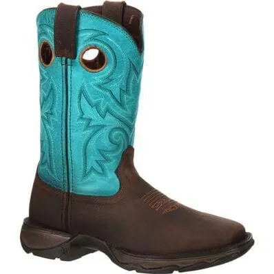 Marleylilly Rain Boots LADY REBEL STEEL TOE WESTERN