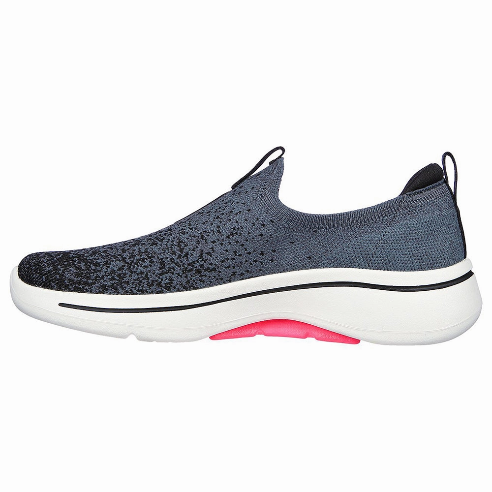 SKECHERS GO WALK ARCH FIT - LUNAR VIEWS - 124873 - BKHP Cotton Candy Basketball Shoes Shai Gilgeous Alexander
