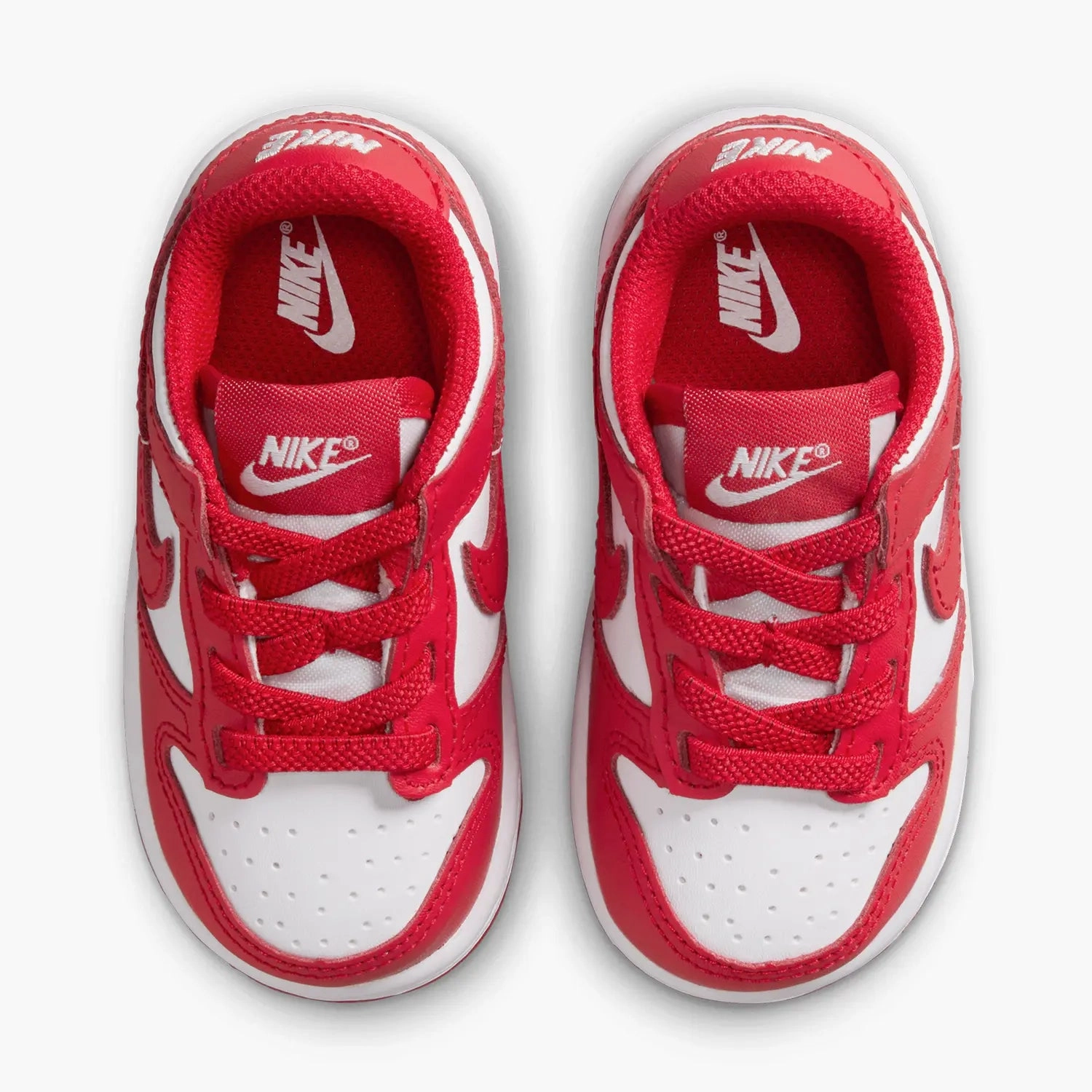 Basketball Shoes Under $50 Kid's Dunk Low "White University Red" Toddlers
