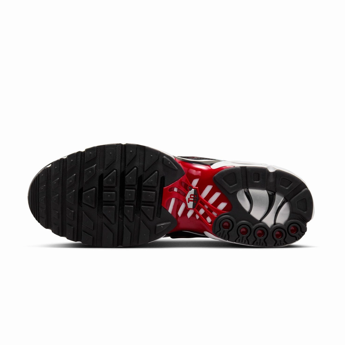 Air Max Plus 'White Black University Red' Nike Air Force One Tennis Shoes