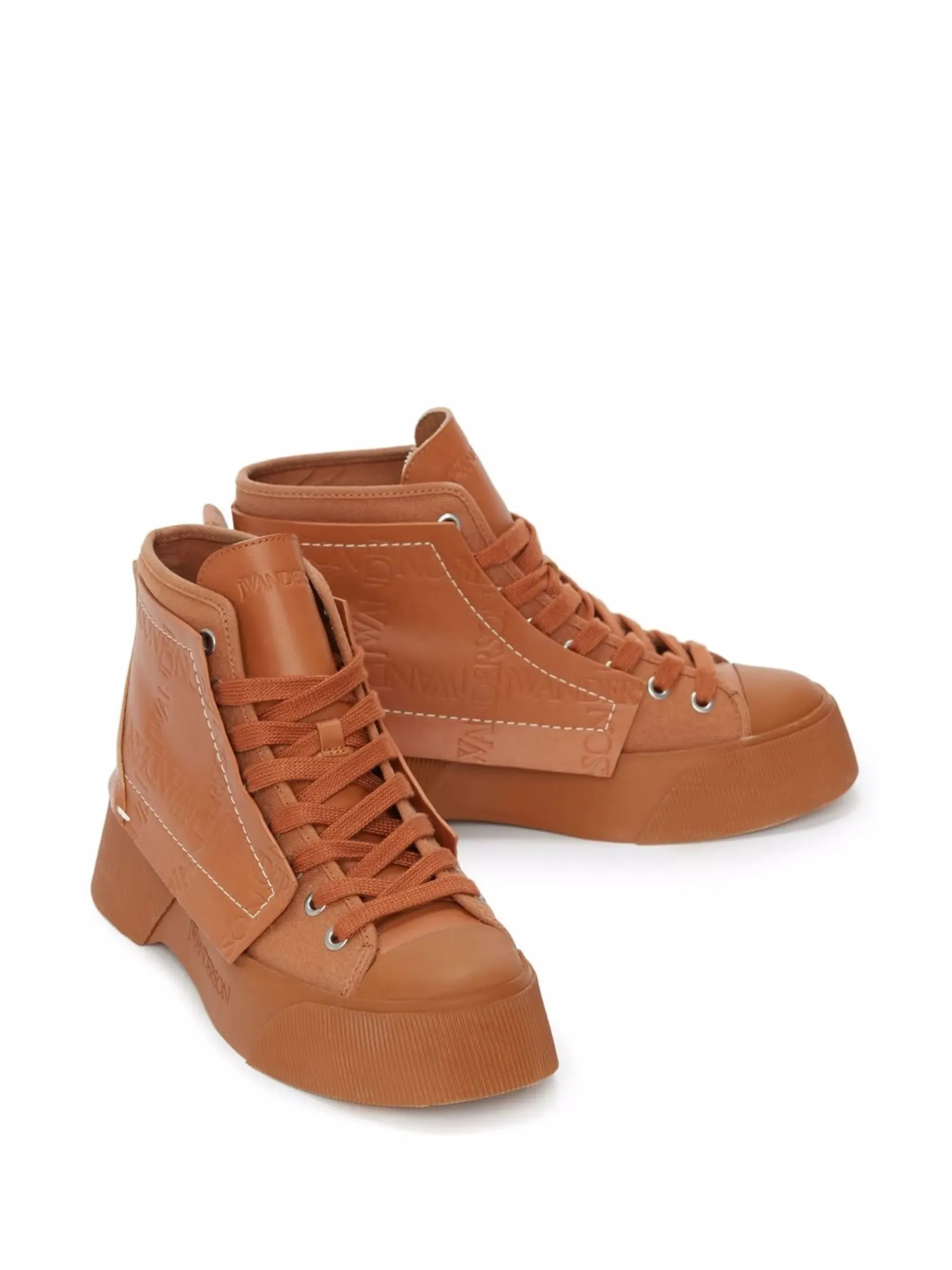 American Made Casual Shoes embossed high-top sneakers