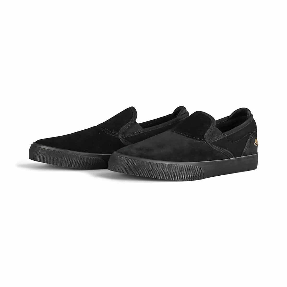 Emerica - Wino G6 Slip-On Youth (Black/Black) Skate Wide Width