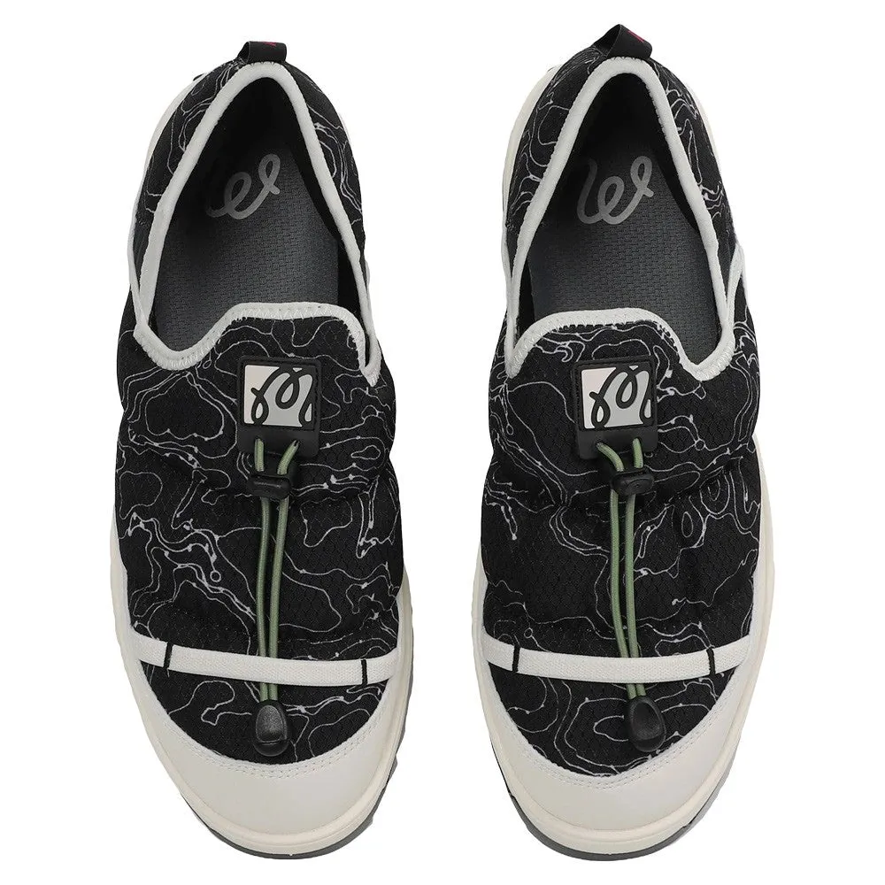 Aj1 Golf Shoes Malbon Winter Vacay Spikeless Golf Shoes Black - FW25 Men