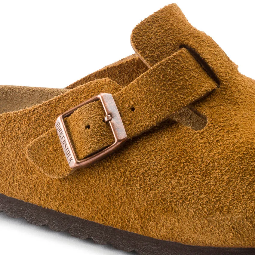 Cole Haan Ankle Boots 'Birkenstock' Women's Boston Suede Leather Clog - Mink