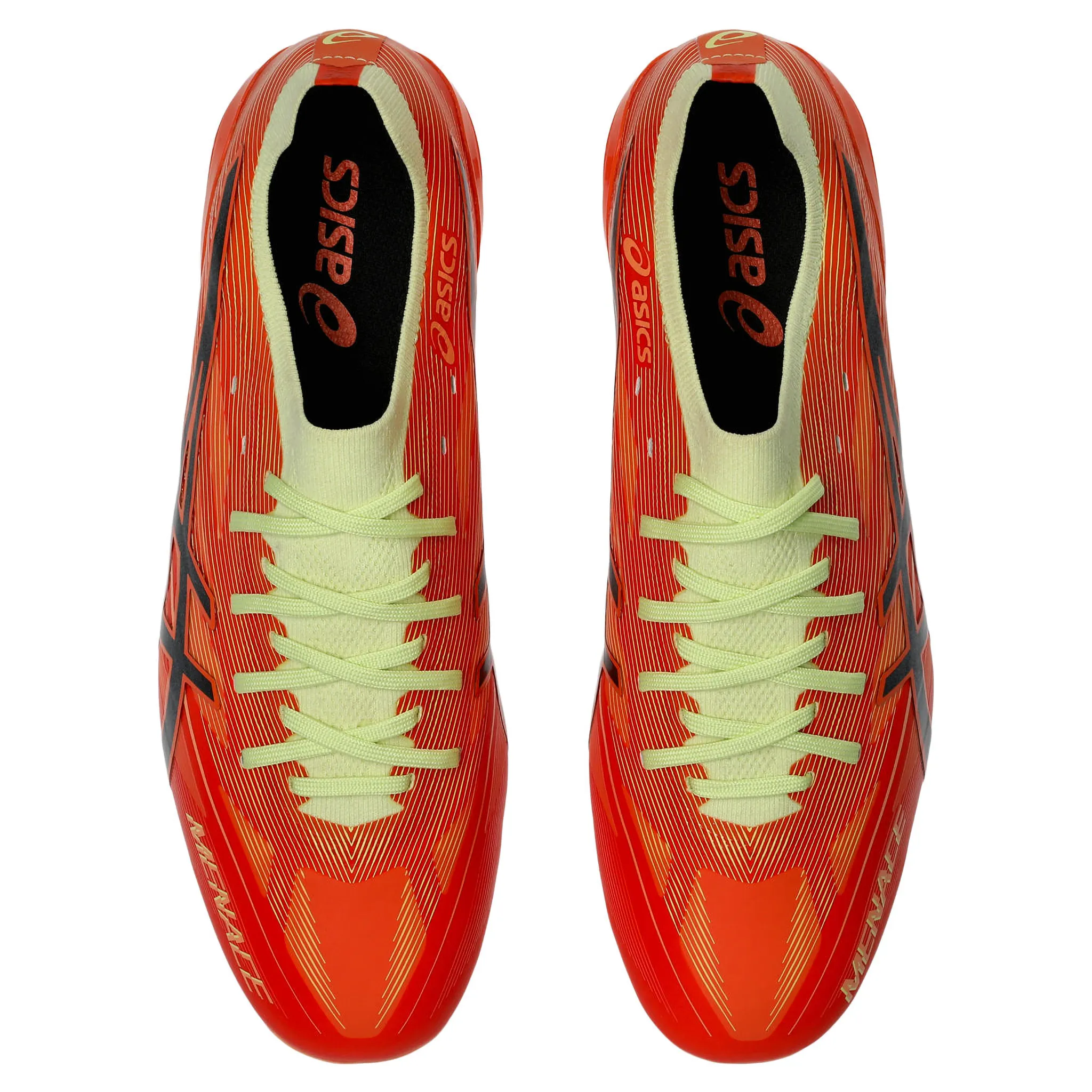 Strung Soccer Cleats ASICS Menace 5 Mens Football Boots