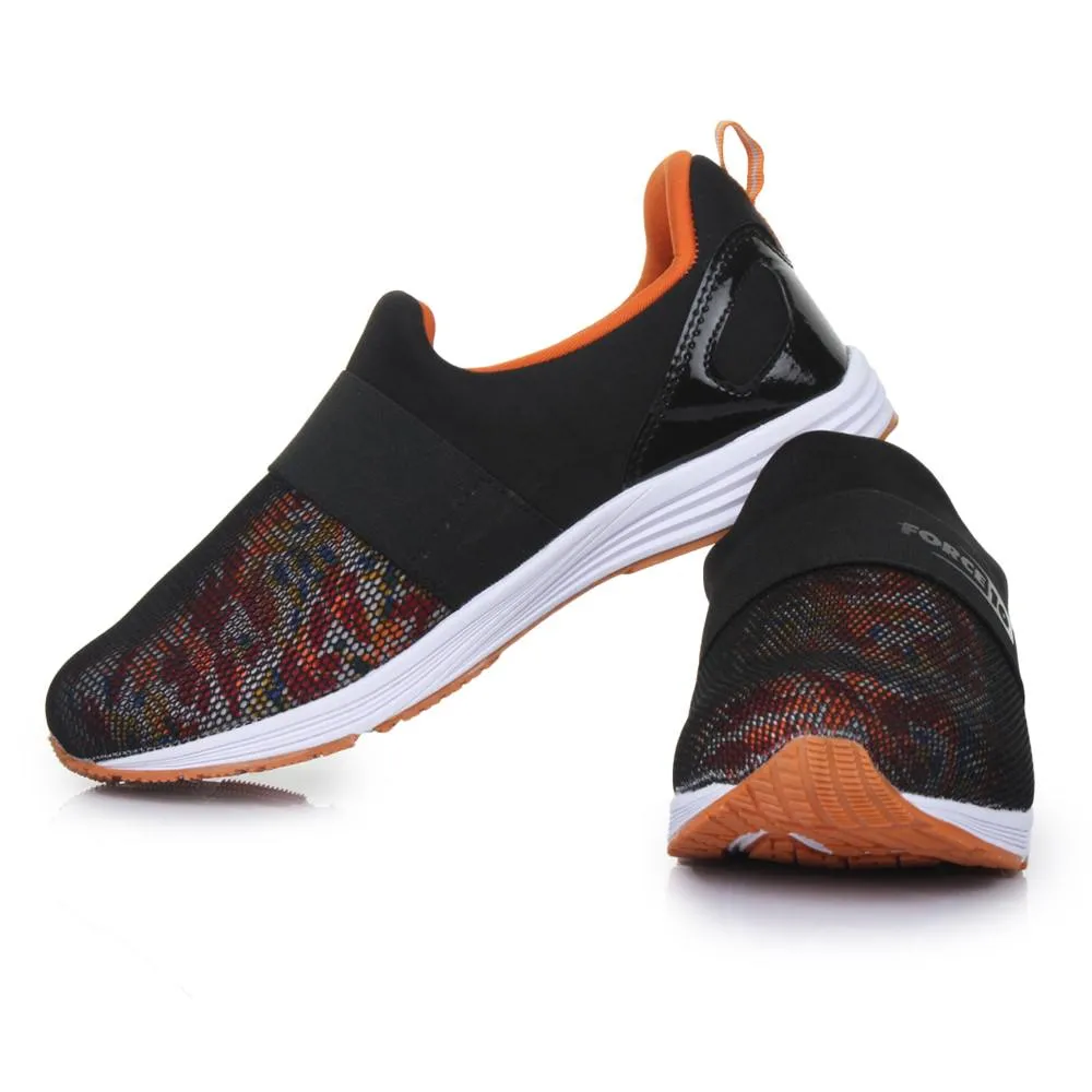 Best Hyrox Training Shoes Force 10 Women's Black Sports Non Lacing (MARTIE-5N)