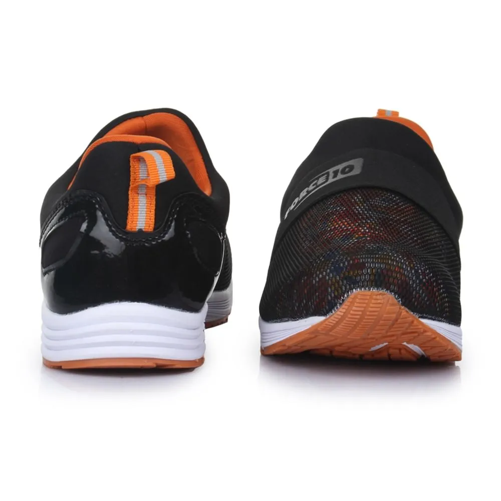 Force 10 Women's Black Sports Non Lacing (MARTIE-5N) Best Minimalist Training Shoes