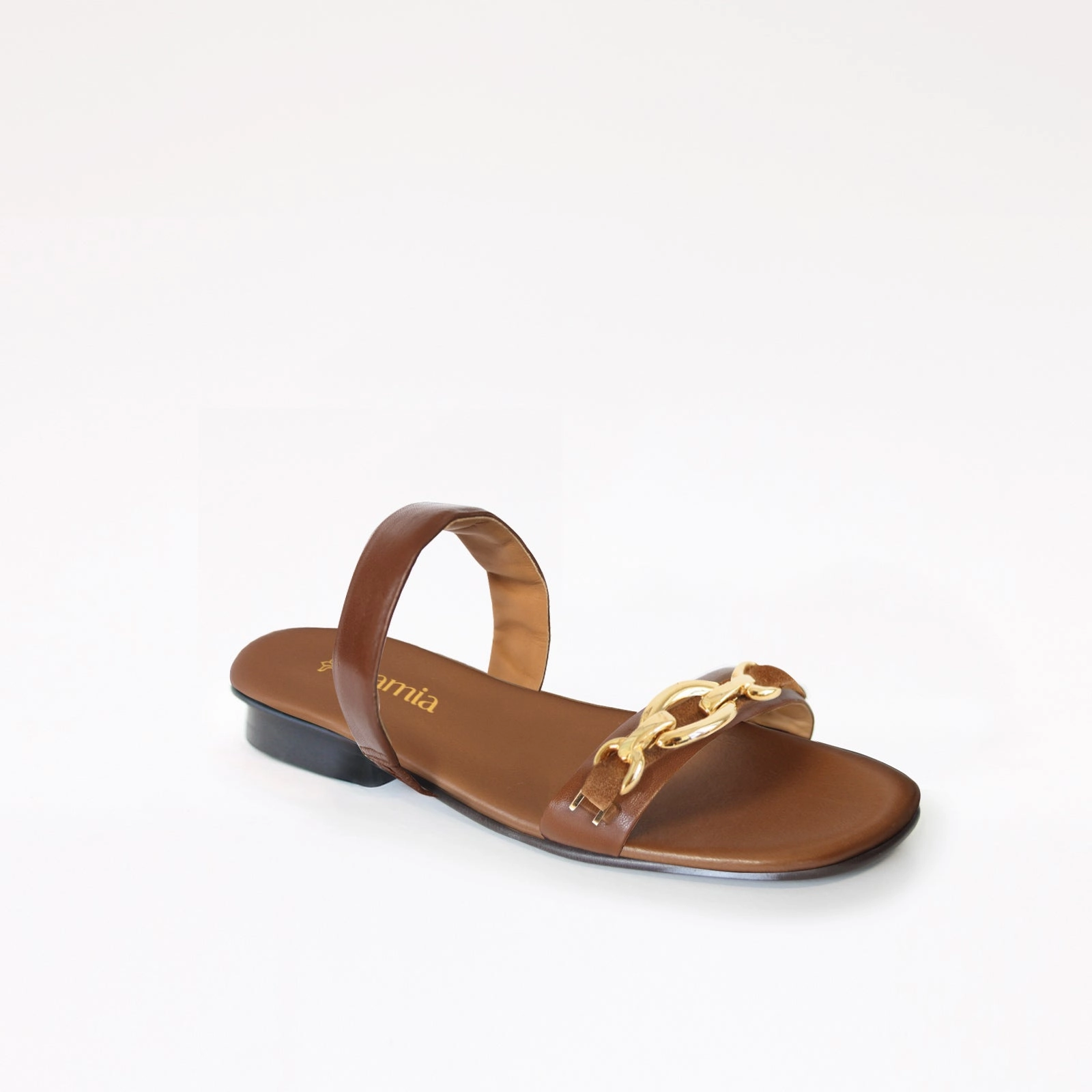 Espresso Swap Sandal Catena Middle Cushion Wood Sandals Japan