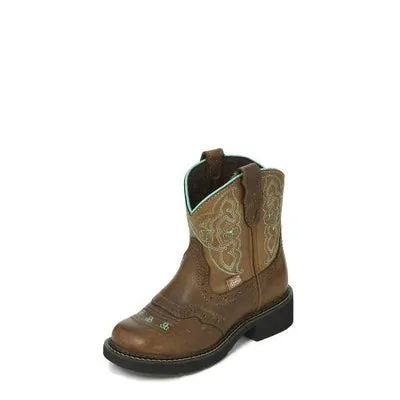 Justin Kids NURI TAN 9622JR Newborn Western Boots