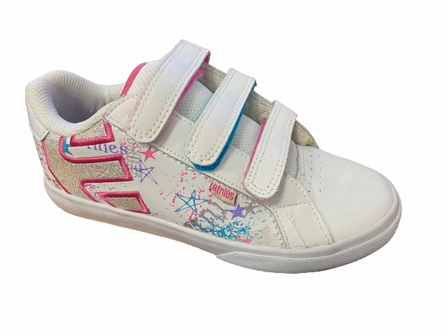 Supra Skate Shoes Etnies scarpa sneakers da ragazza Kids Fader Vulc con strappo 4301000091100 bianco