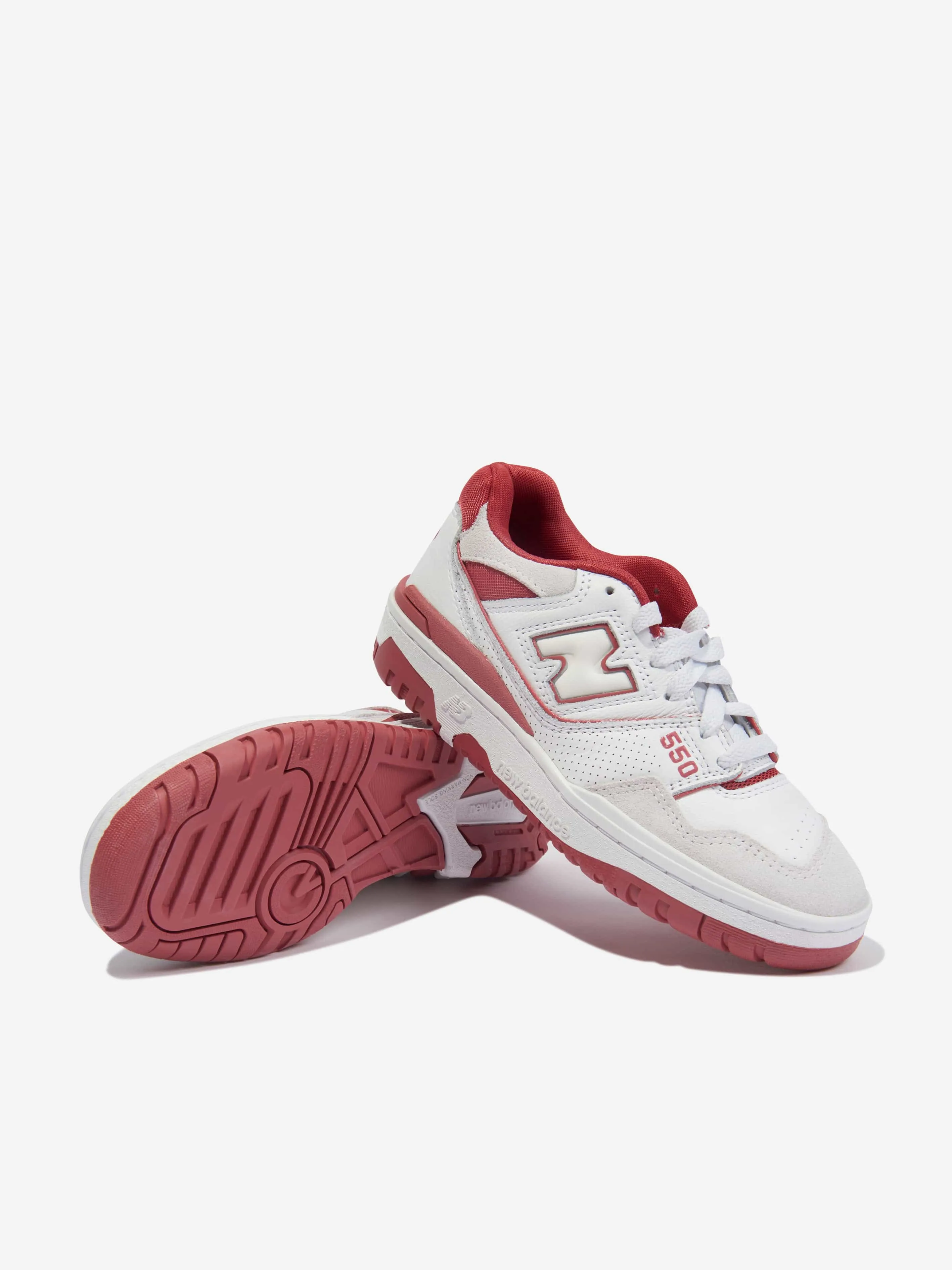 Best Shoes For Speed And Agility Training New Balance Kids 550 Logo Trainers in White