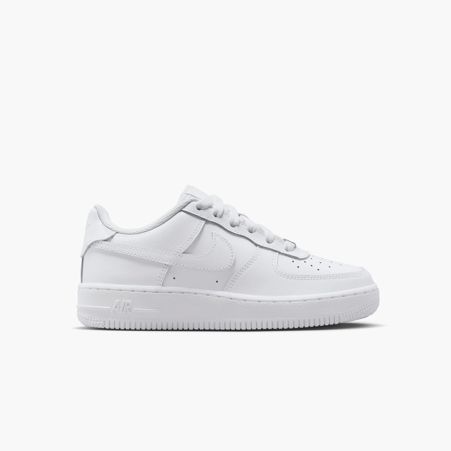 Basketball Shoes Drawing Kid's Air Force 1 LE "Triple White" Grade School