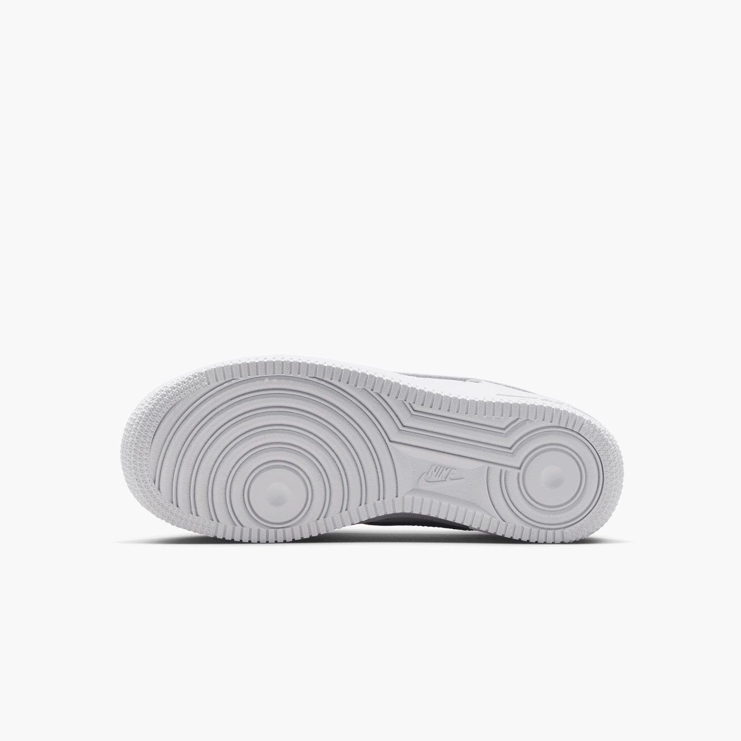 Super High Basketball Shoes Kid's Air Force 1 LE "Triple White" Grade School