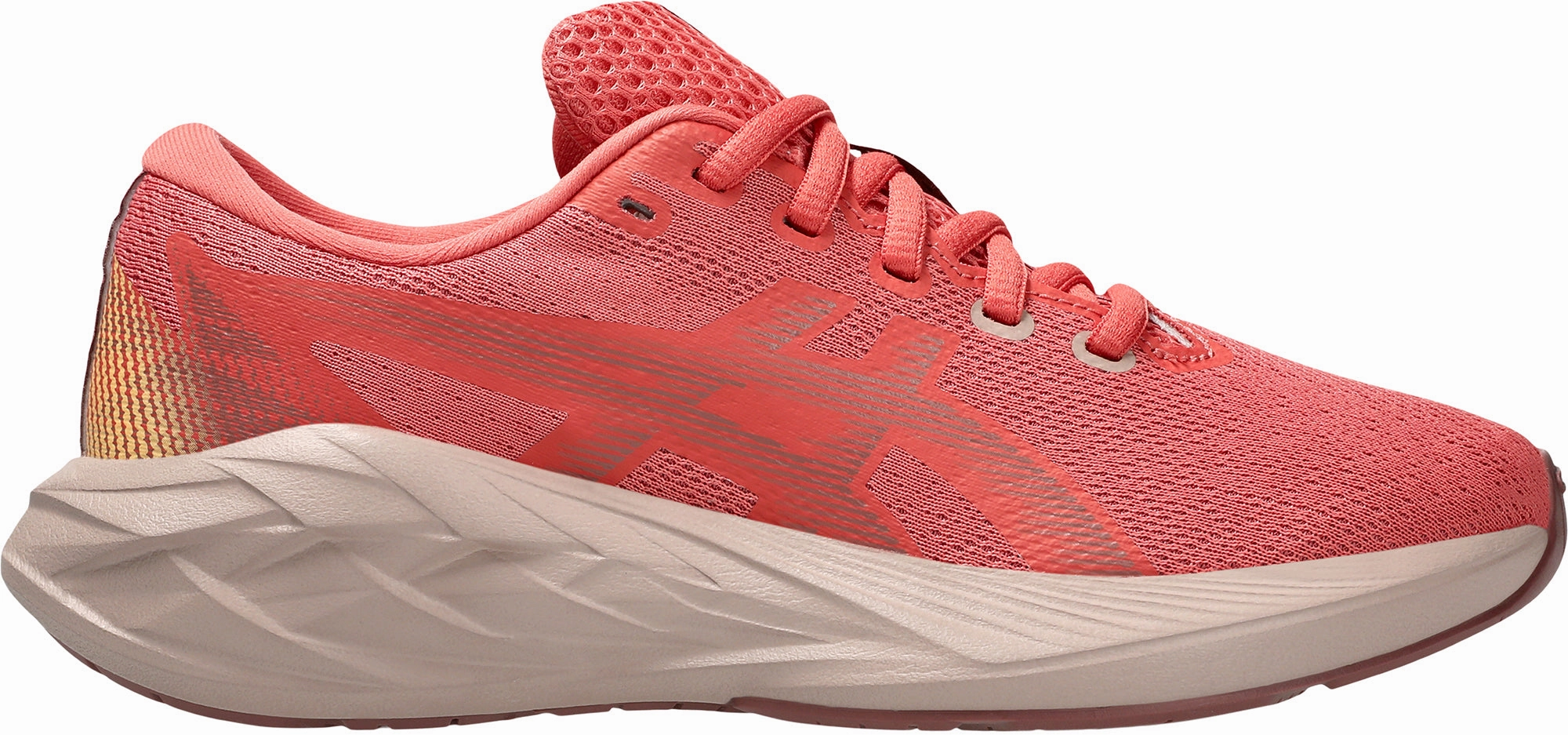 Asics NovaBlast 5 GS Junior Running Shoes - Pink Asics No Lace Shoes