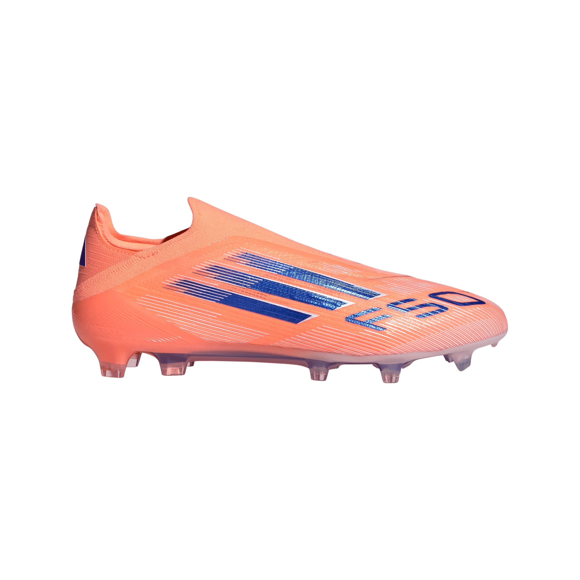 F50 Elite Laceless FG - Coral Blaze Pack (JH7626) F40 Soccer Cleats
