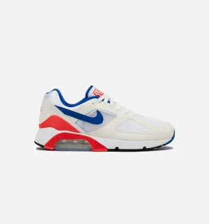 Lego Shoes Nike Air Max 180 Ultramarine Mens Lifestyle Shoe - White/Ultramarine/Solar Red/Black