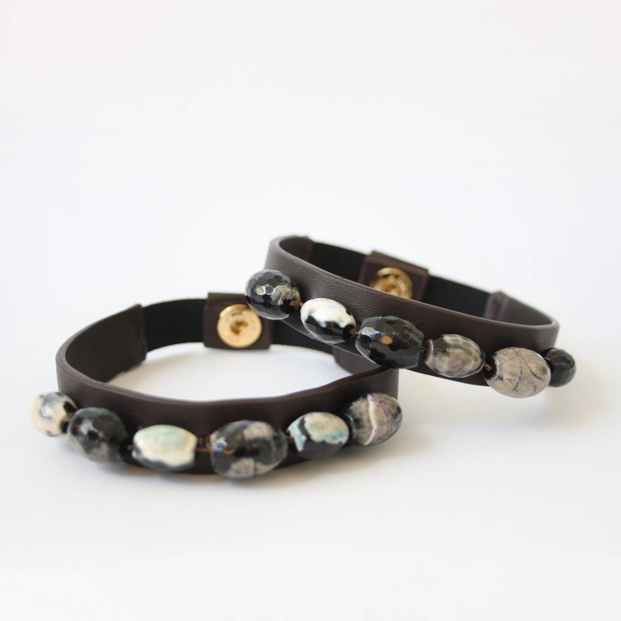 Wood Platform Sandals Black Swap Sandal with Agatas