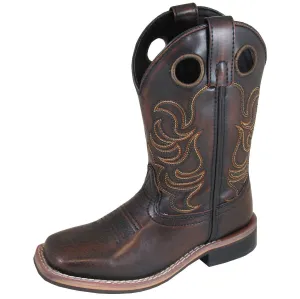 Bogs Seattle Rain Boots Smoky Mountain Youth Landry Chocolate Brush Off Cowboy Boot