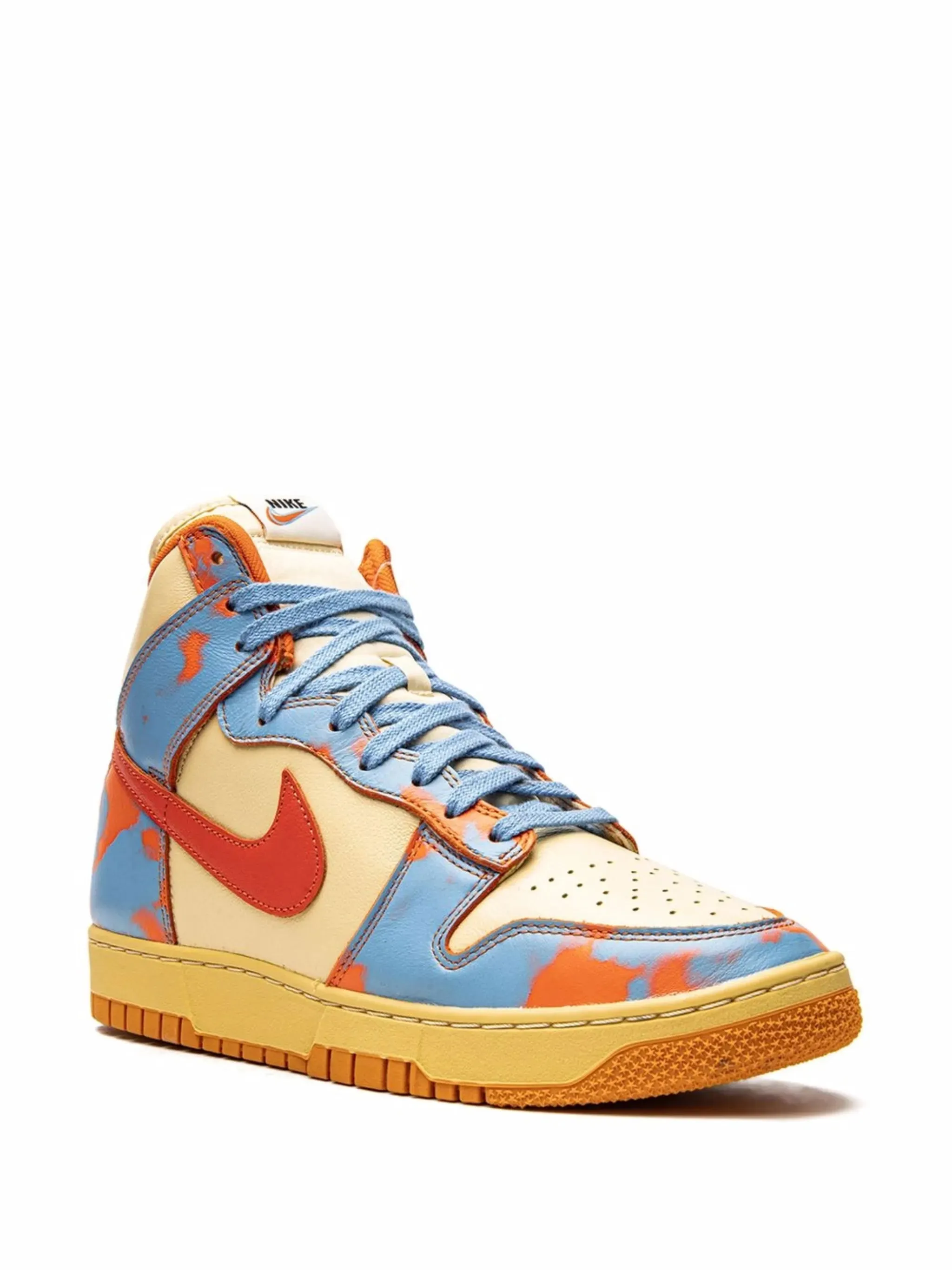 Dunk High 1985 "Orange Acid Wash" sneakers Nike Cortez Classic Leather Casual Shoes