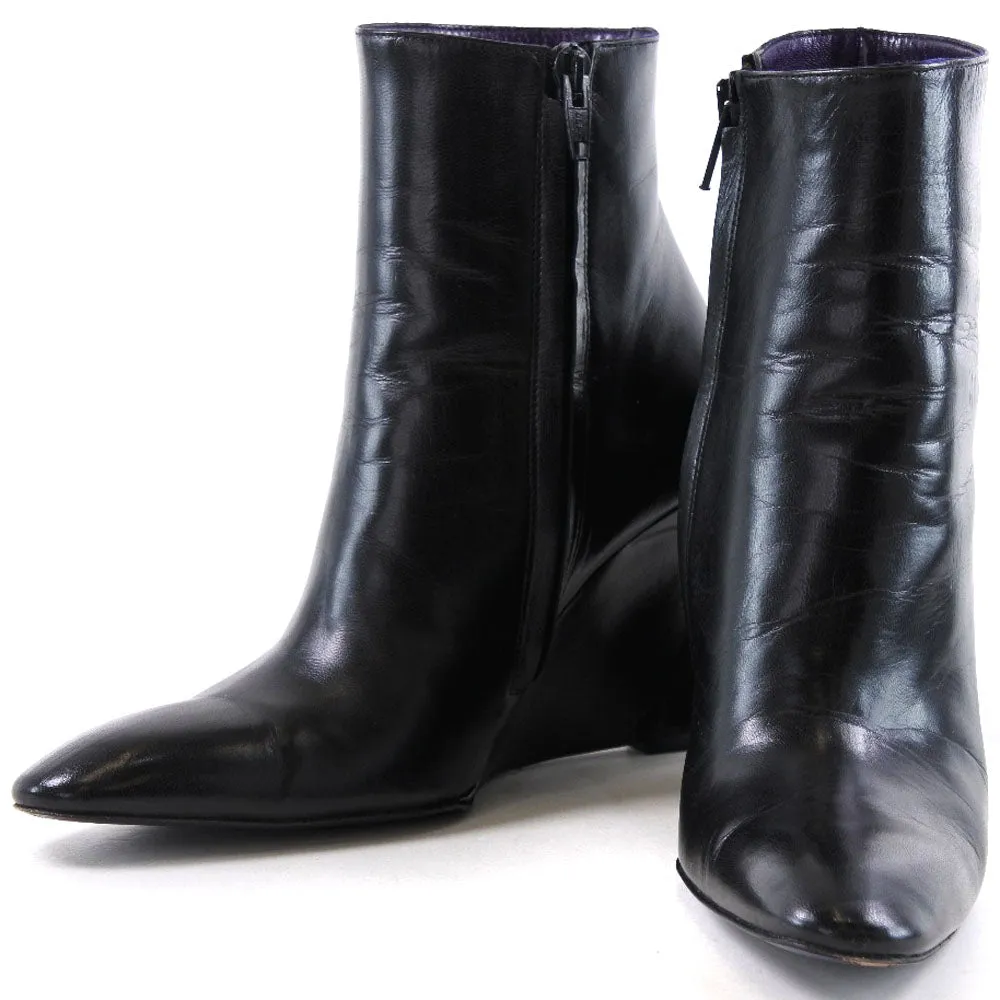 Fendi boots 604910 Calfskin black boots Women 36 Muck Rain Boots