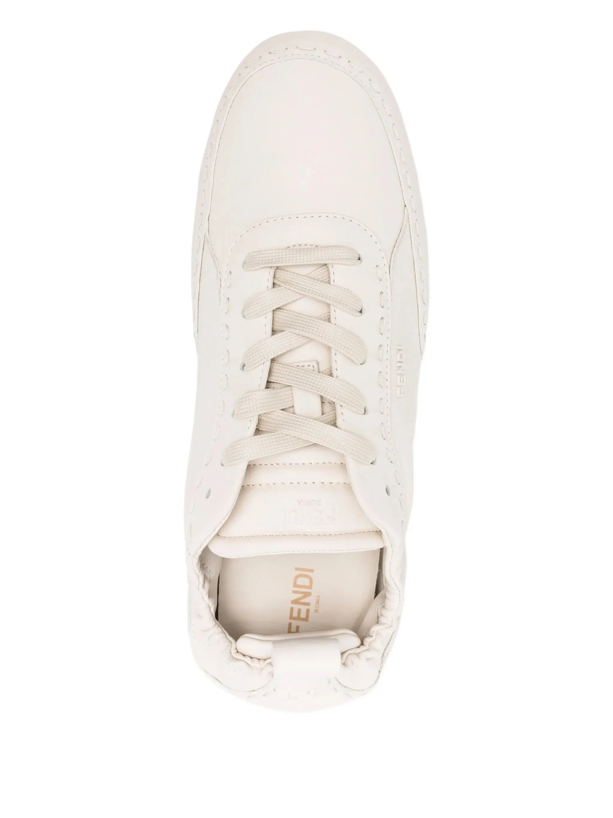 Fendi Fit lace-up sneakers Flat Gym Training Shoes