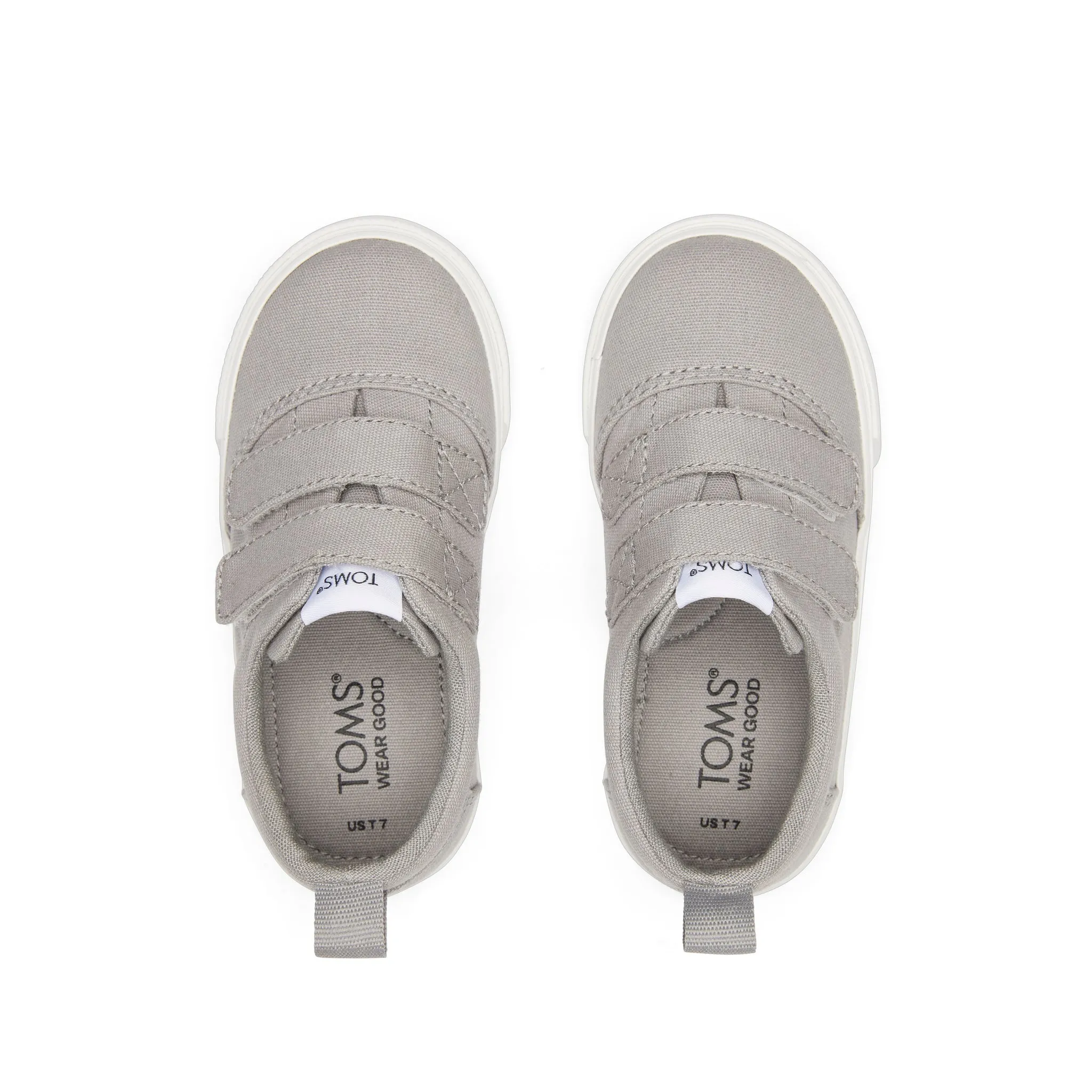 Casual Shoe Brands Fenix Drizzle Grey Double Strap Toddler Sneaker