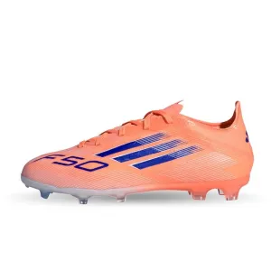 League Laceless Fg Soccer Cleats F50 Elite Youth FG - Coral Blaze Pack (JH7715)