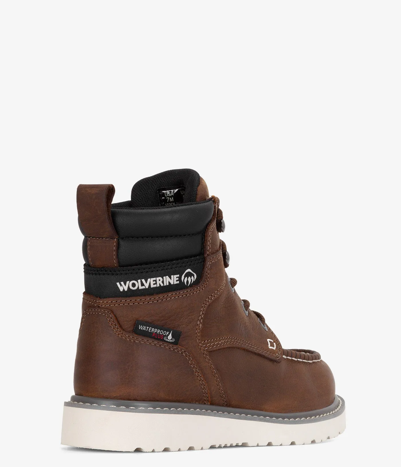 Extreme Cold Weather Boots Wolverine Trade Wedge 6" Moc-Toe Steel Toe Waterproof Work Boot - Women