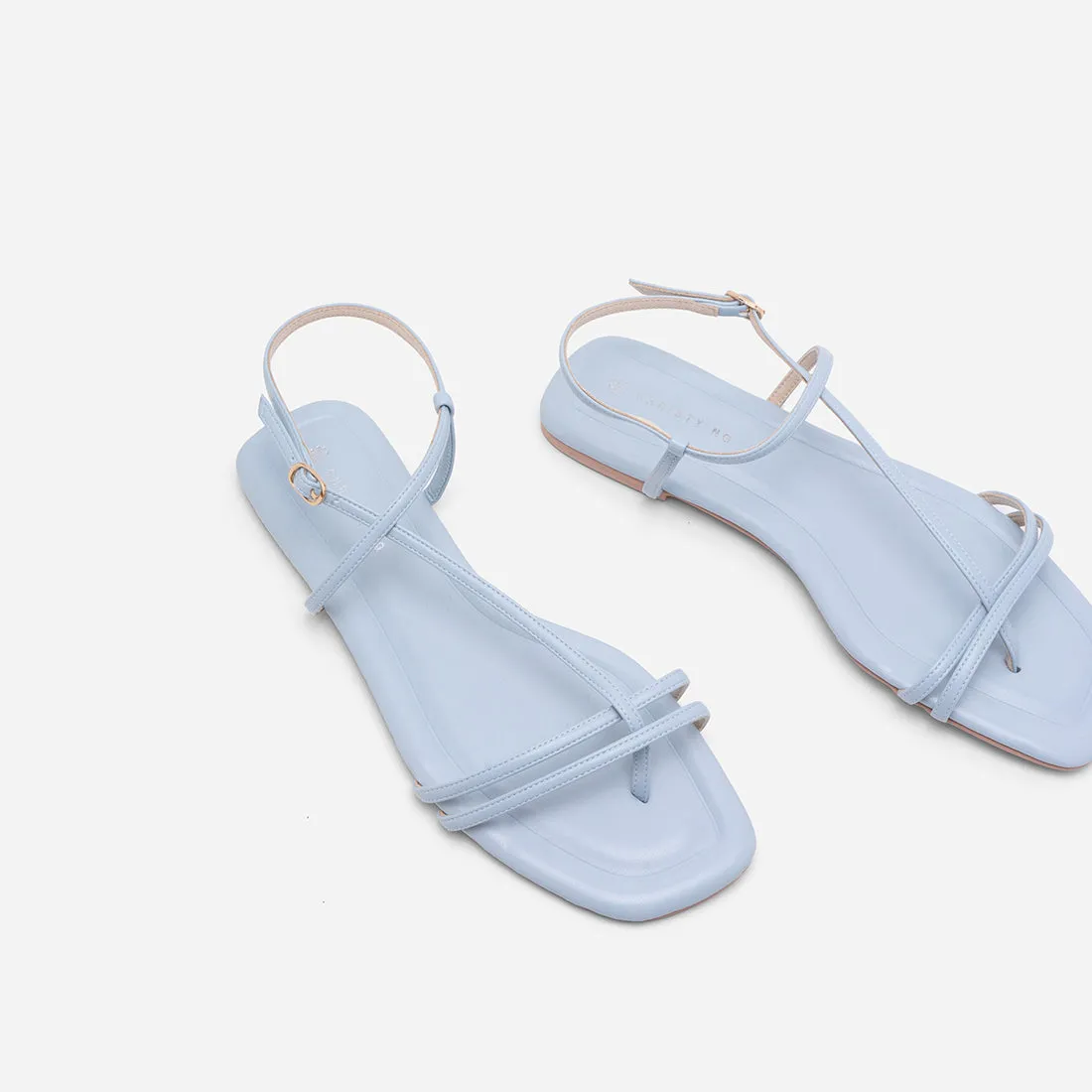 Irini Strappy Sandals Quince Shearling Slippers