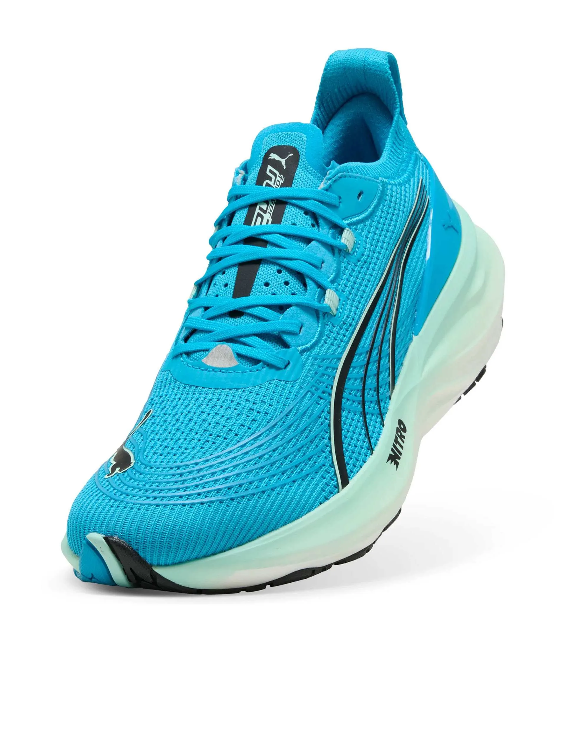 Cushioned Training Shoes Foreverrun Nitro 2 - Speed Blue-Mint Melt