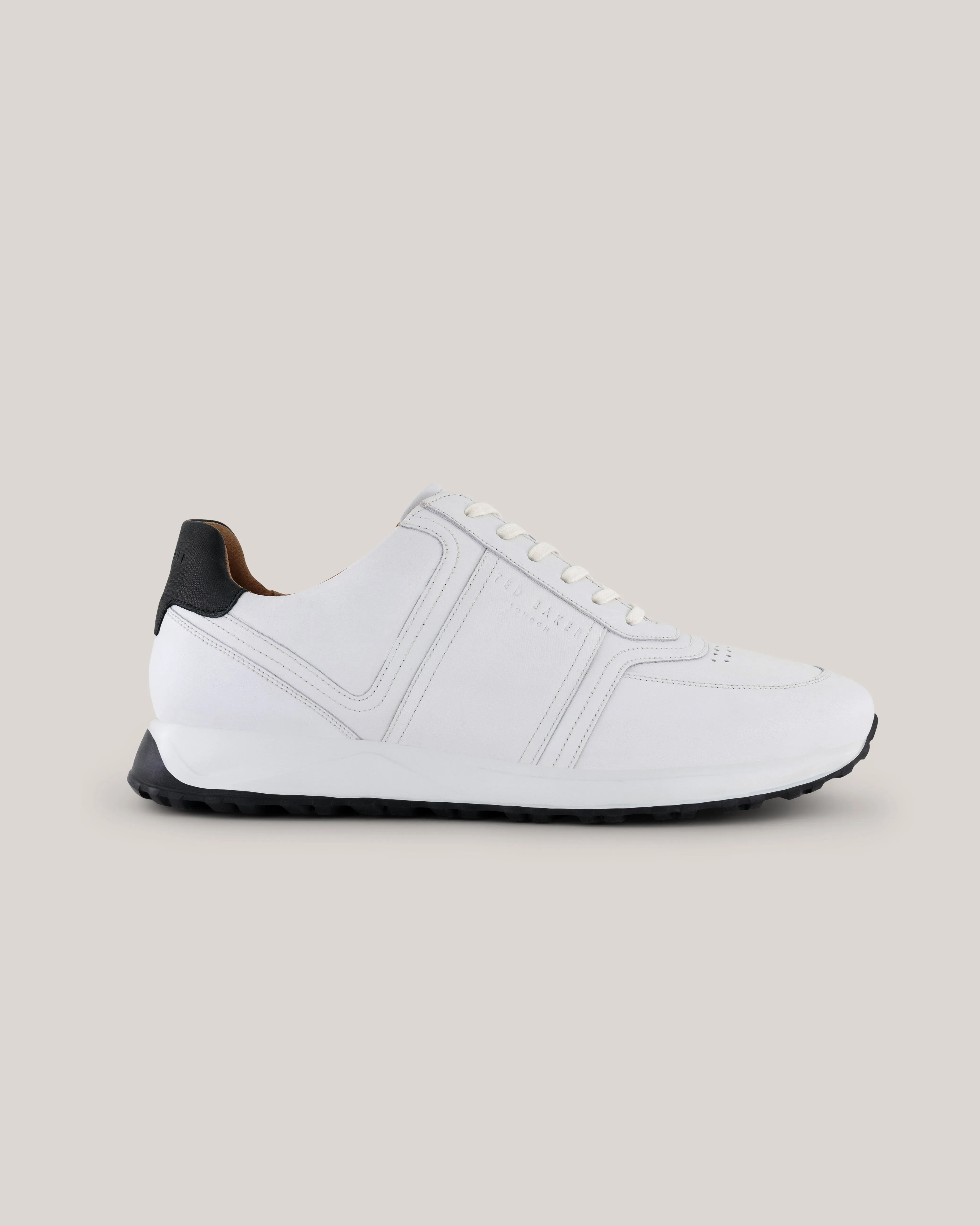 Nike Free Tr7 Training Shoe Fraine Leather Lace Up Jogger White