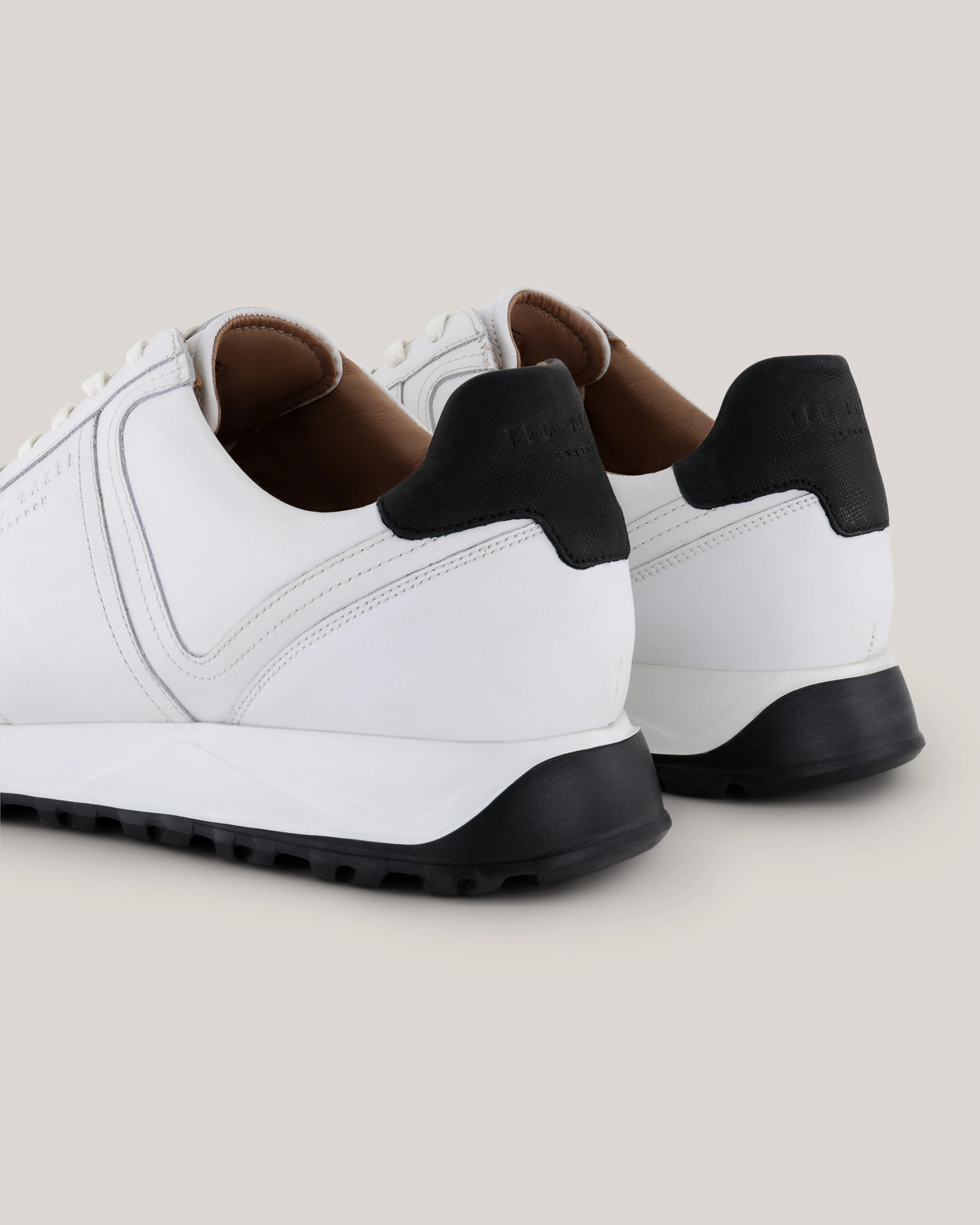 Fraine Leather Lace Up Jogger White Crazypower Trainer Shoes Adidas