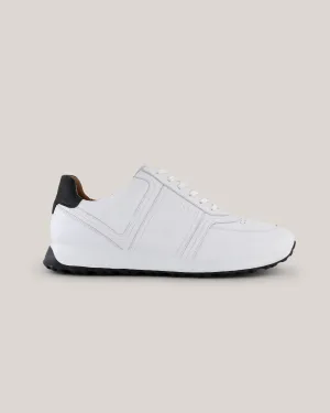 Fraine Leather Lace Up Jogger White Lululemon Strongfeel Training Shoes