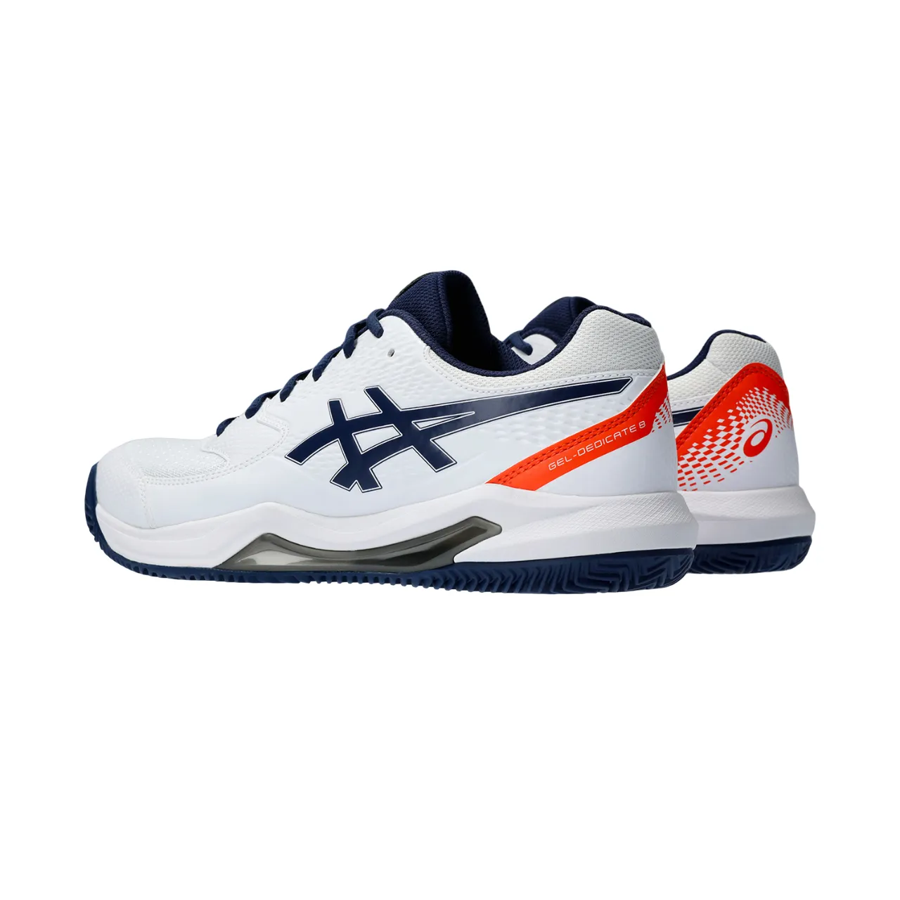Diadem Tennis Shoes Asics scarpa da tennis da uomo per campi in terra battuta Gel Dedicate 8 Clay 1041A448-102 bianco-blu