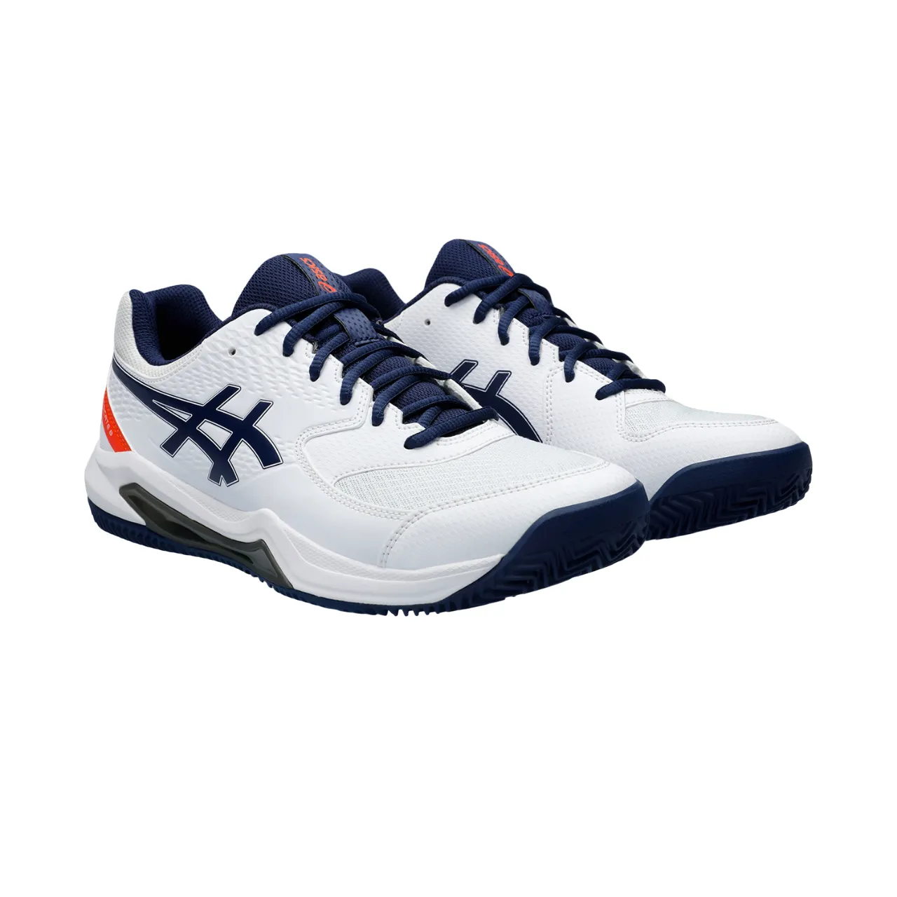 Knock Off Tennis Shoes Asics scarpa da tennis da uomo per campi in terra battuta Gel Dedicate 8 Clay 1041A448-102 bianco-blu