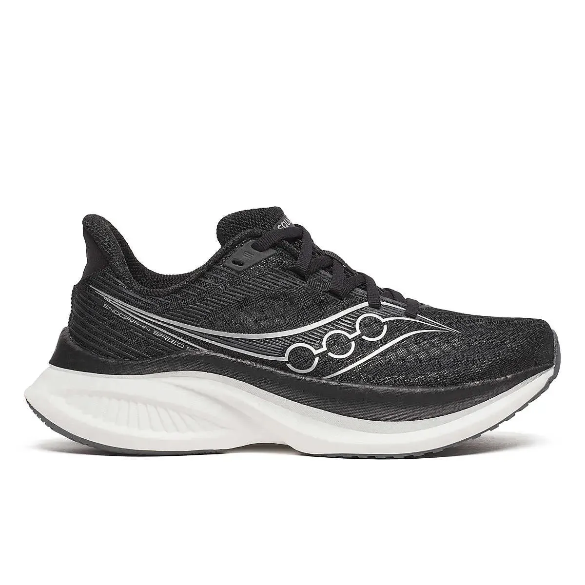 Running Shoes With High Heel Drop Saucony Men's Endorphin Speed 5 Running Shoes Black