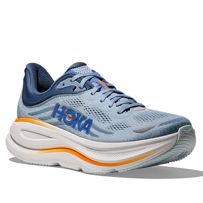 Mens Hoka Bondi 9 in Drizzle/Downpour Shoes Raleigh Nc