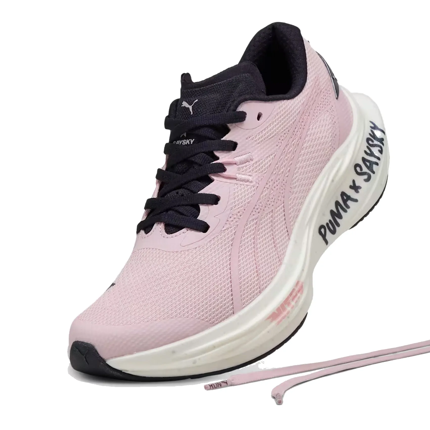 Mens PUMA x Saysky Deviate Nitro 3 Carbon Plated Running Shoes Puma