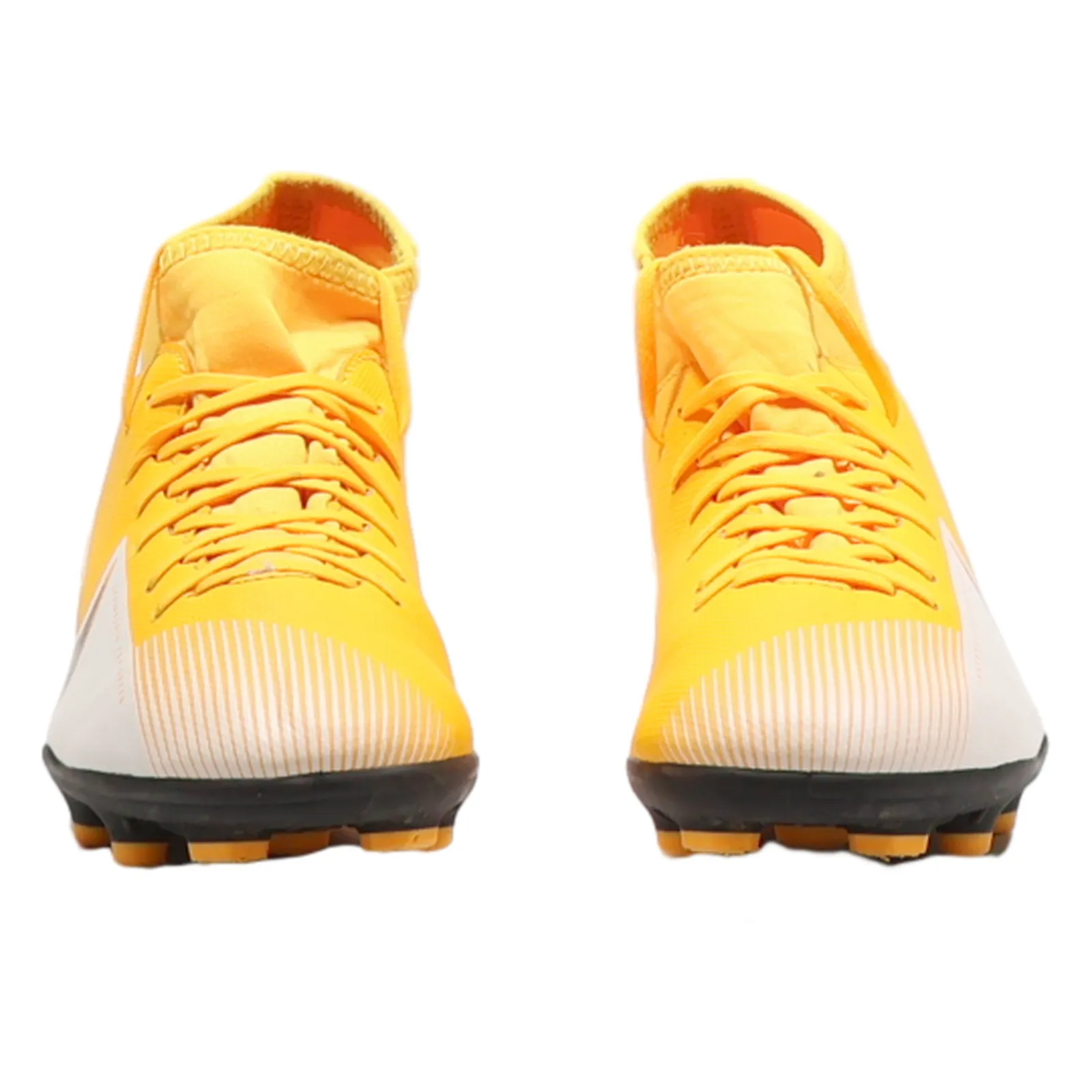 Design Your Soccer Cleats NIKE Football Boots Sneaker Trainers Orange Synthetic Boys UK 4