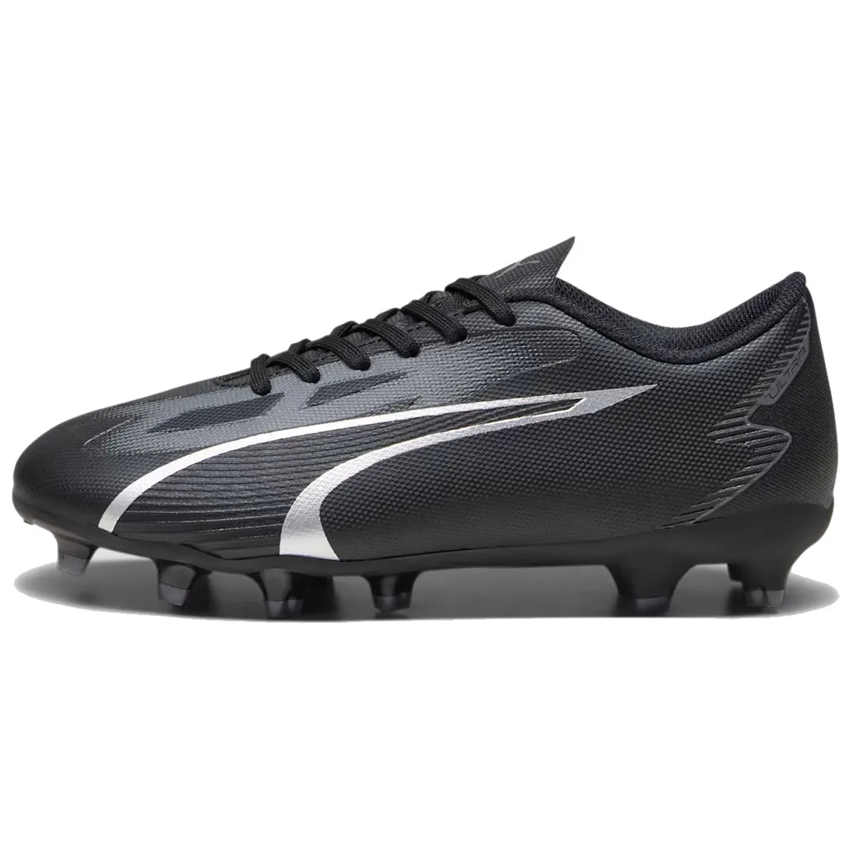 Puma Ultra Play FG/AG Football Boots - Youth - Black Soccer Cleats With Name And Number