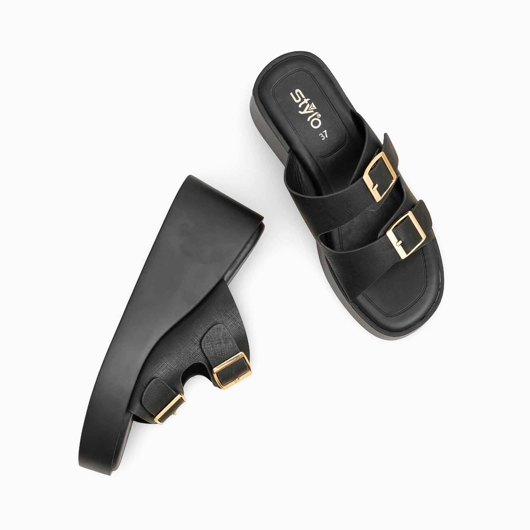 Black Formal Women Slipper PU0390