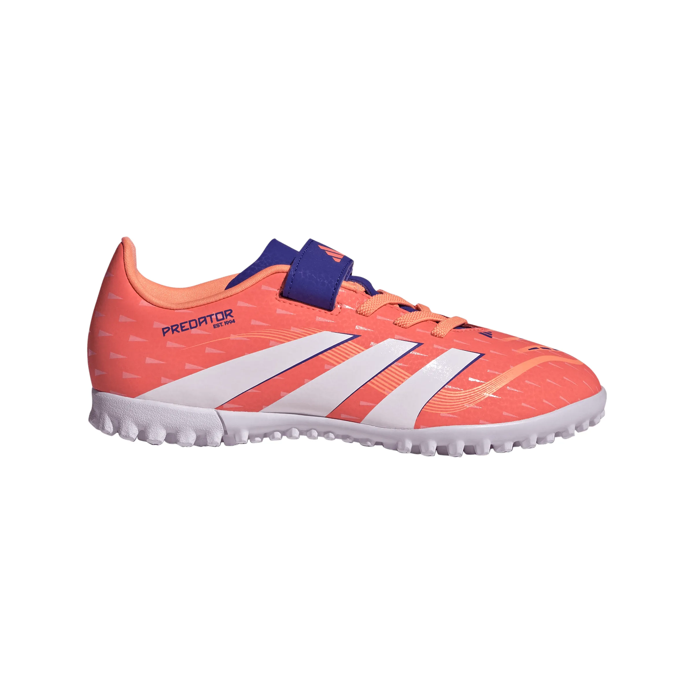 Vizari Zodiac Soccer Cleats adidas Predator Club TF Turf Junior - Signal Coral/ FTWhite/ Beam Orange