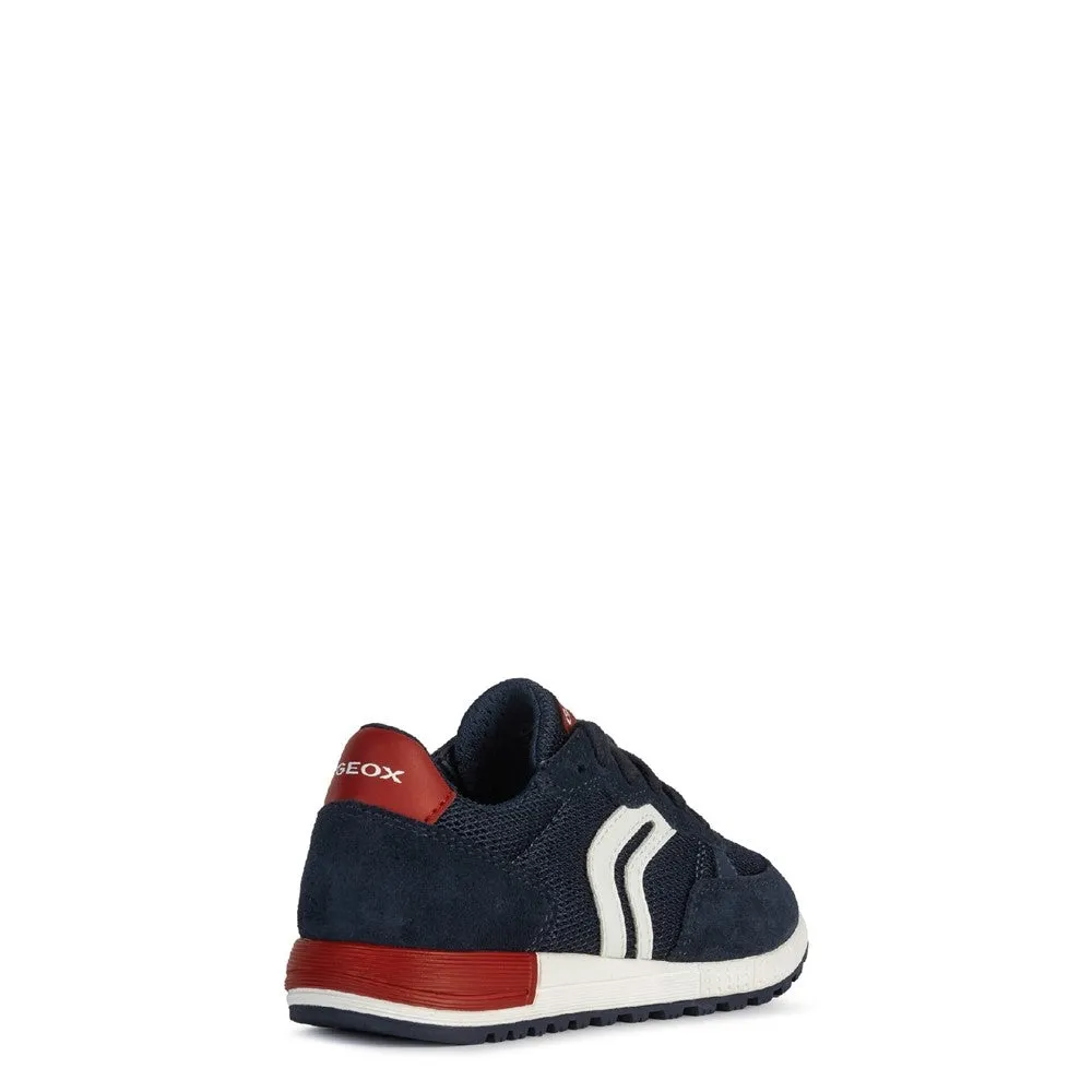 Geox J Alben Boy D Lace Up Infant Trainer