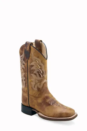 'Old West' Children's Western Square Toe - Tan Walmart Youth Boots