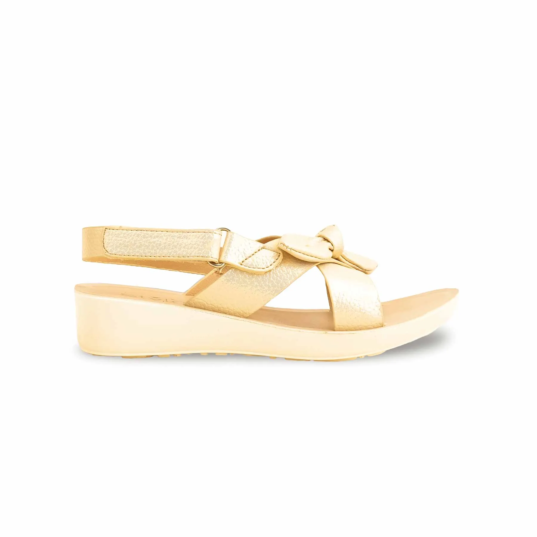 Girls Golden Formal Sandal KD5661
