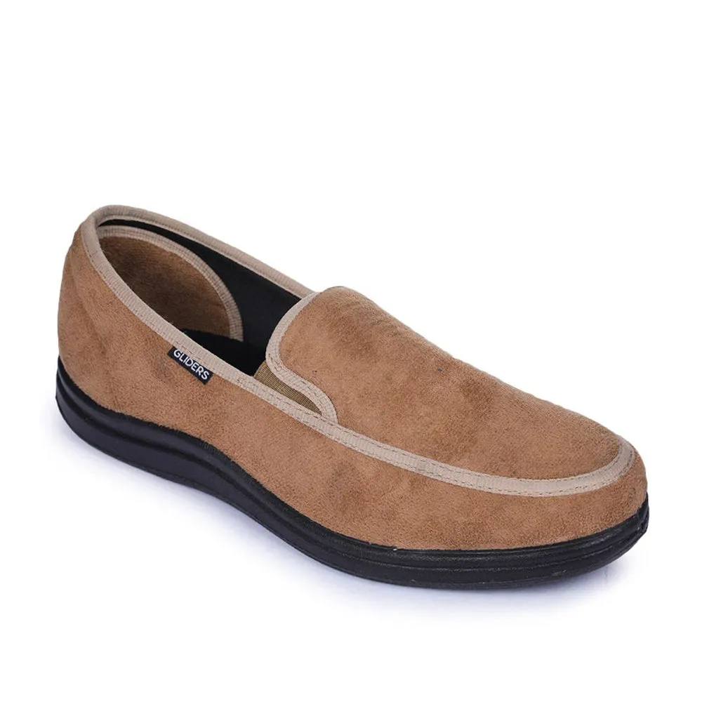 Gliders (Beige) Casual Slip on Shoes For Men 3070-65 By Liberty Casual Shoes Size 6.5