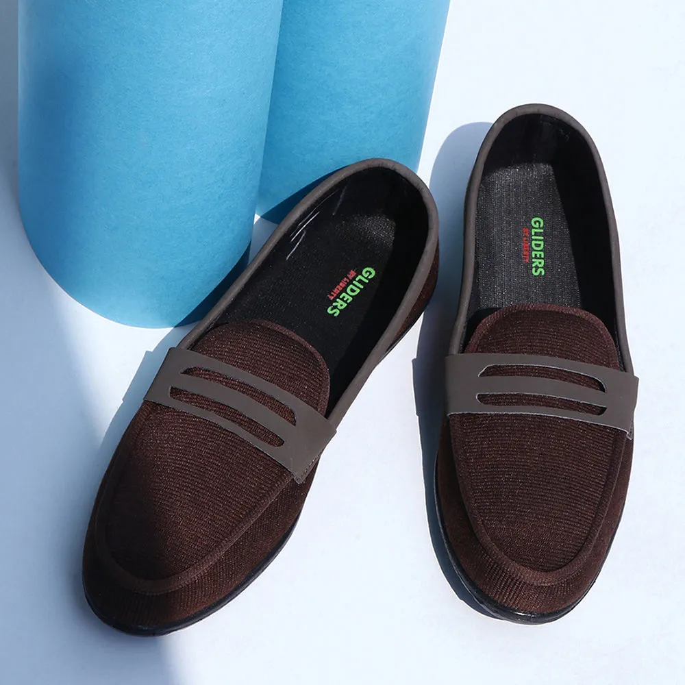 Gliders Brown Casual Slip on Shoes For Men EXCITOR By Liberty Buy Casual Dress Shoes