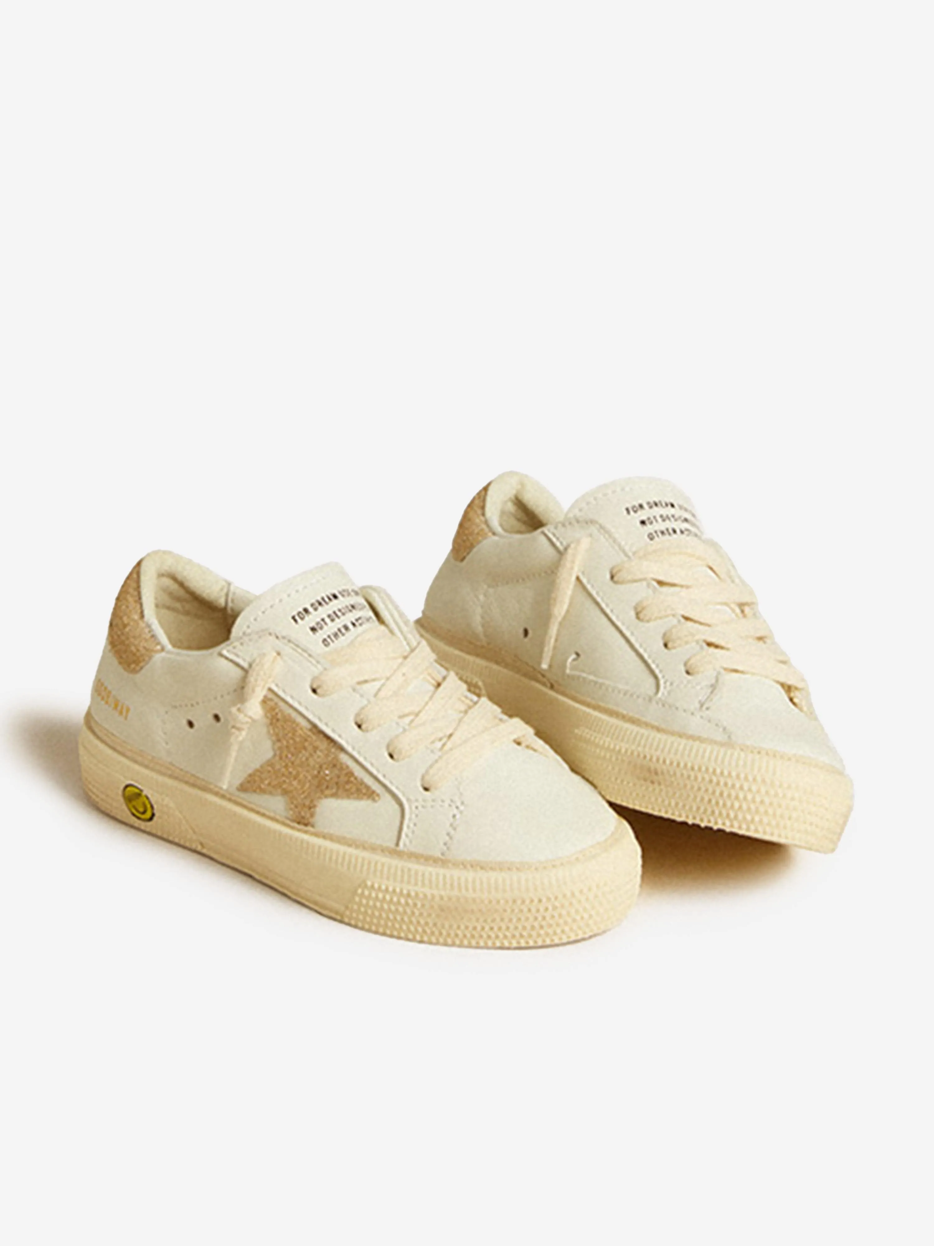 Best Long Distance Training Shoes Golden Goose Girls Leather and Crystal Star May Trainers in White