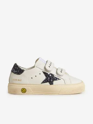 Nike Air Max Alpha Trainer Workout Shoes Golden Goose Girls Leather and Glitter Star May Trainers in White