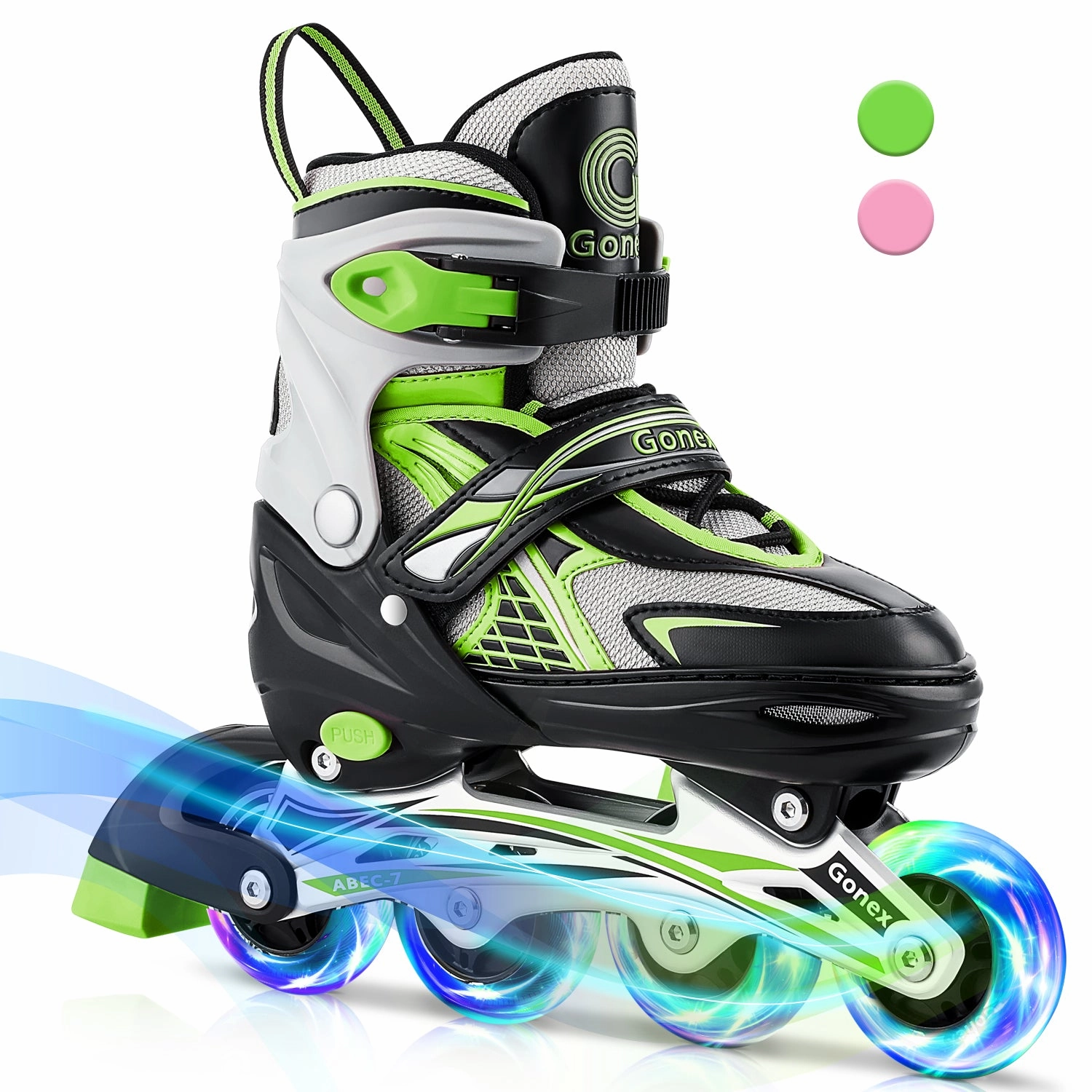 Superstar Adv Skate Shoes Gonex Inline Skates for Girls Boys Kids